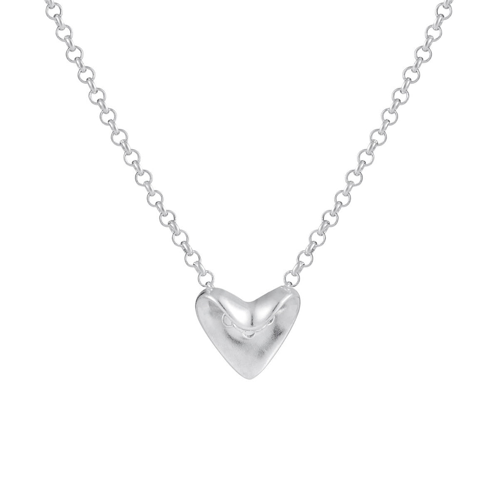 Sculptural Puffy Heart Jewelry Set – image 6