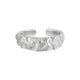 Rhodium Plated / US7.5 #opening adjustable
