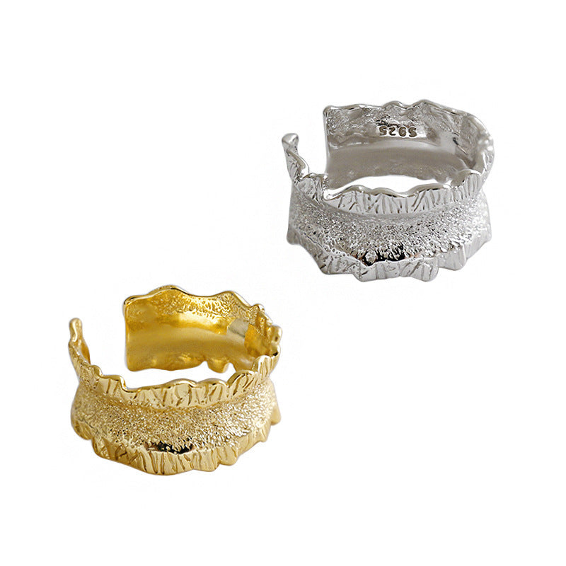 Raw Rock Texture Statement Ring – image 5