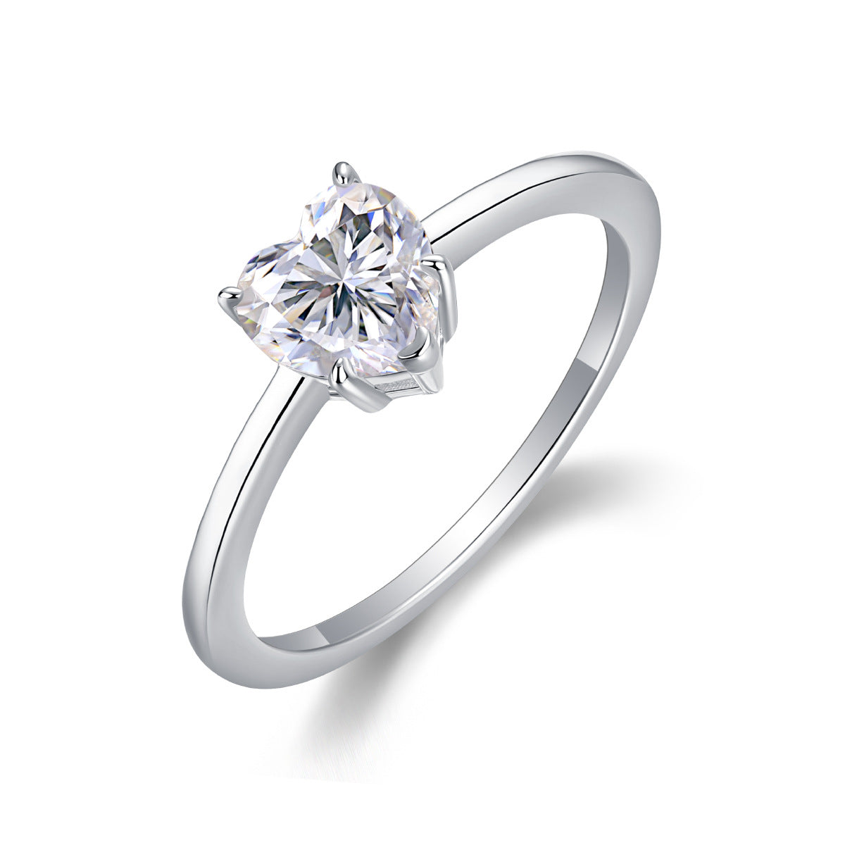 Ring with Fancy-Cut Moissanite – image 4