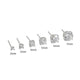 Rhodium Plated / 2mm