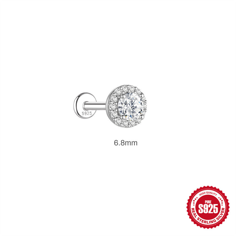 Round Moissanite Earrings – image 8