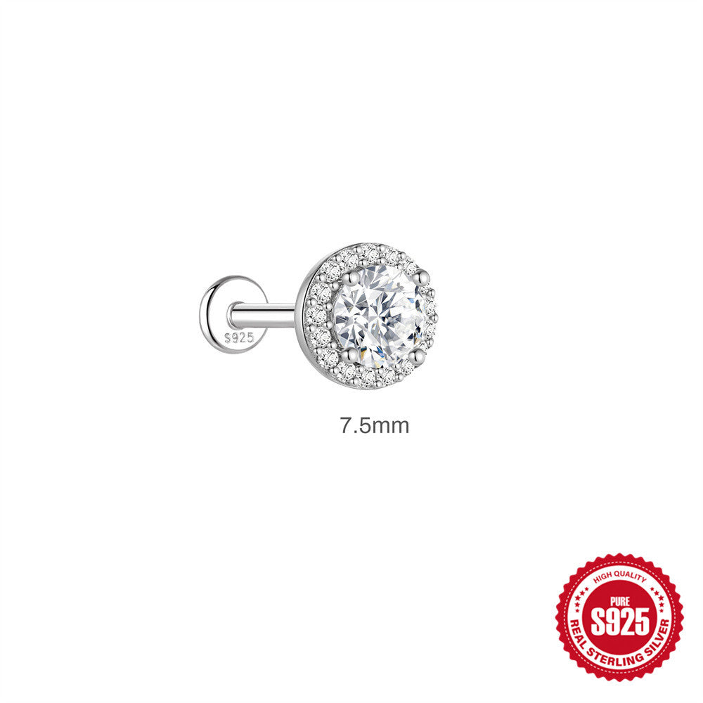 Round Moissanite Earrings – image 9