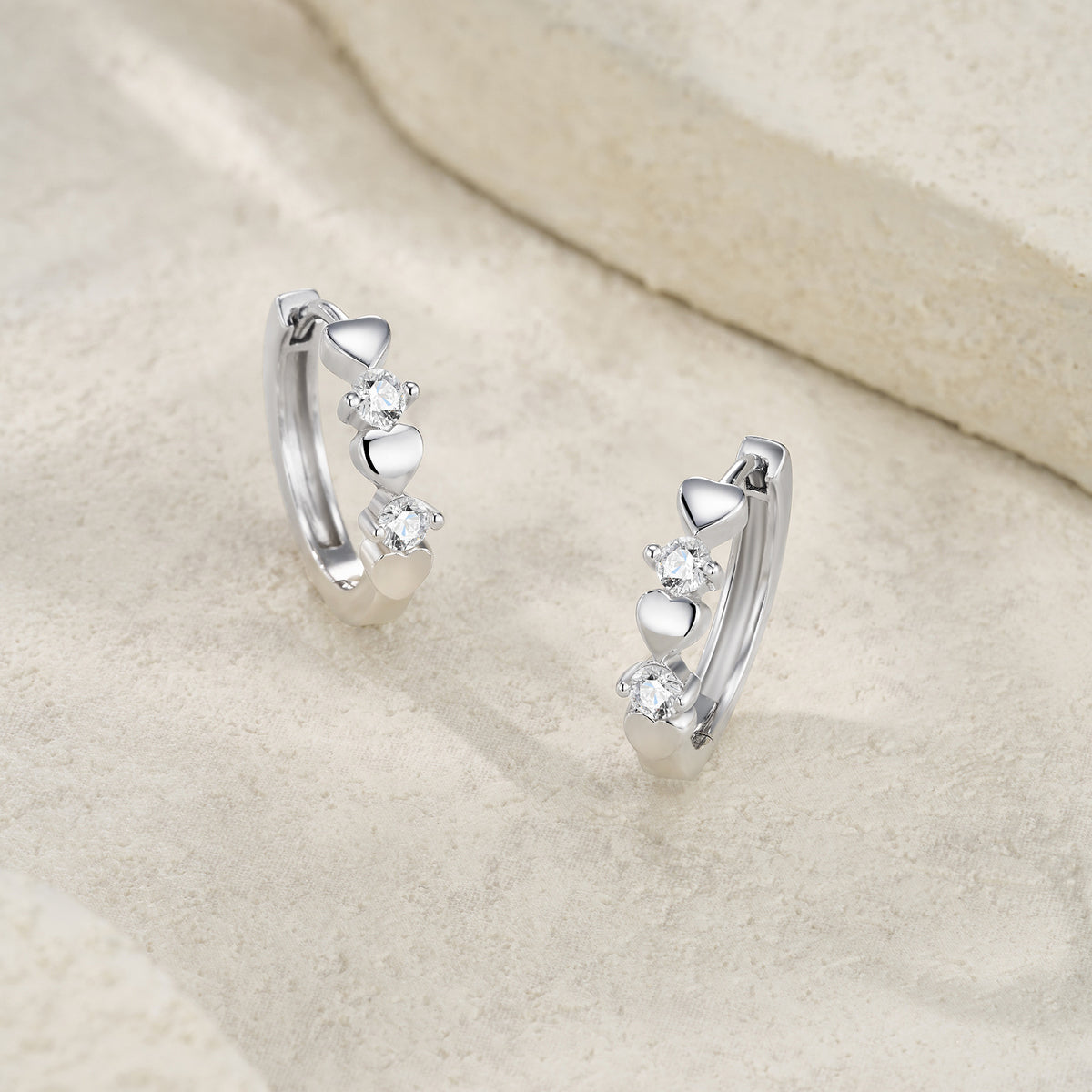 Round Moissanite Hoop Earrings – wholesale moissanite jewelry