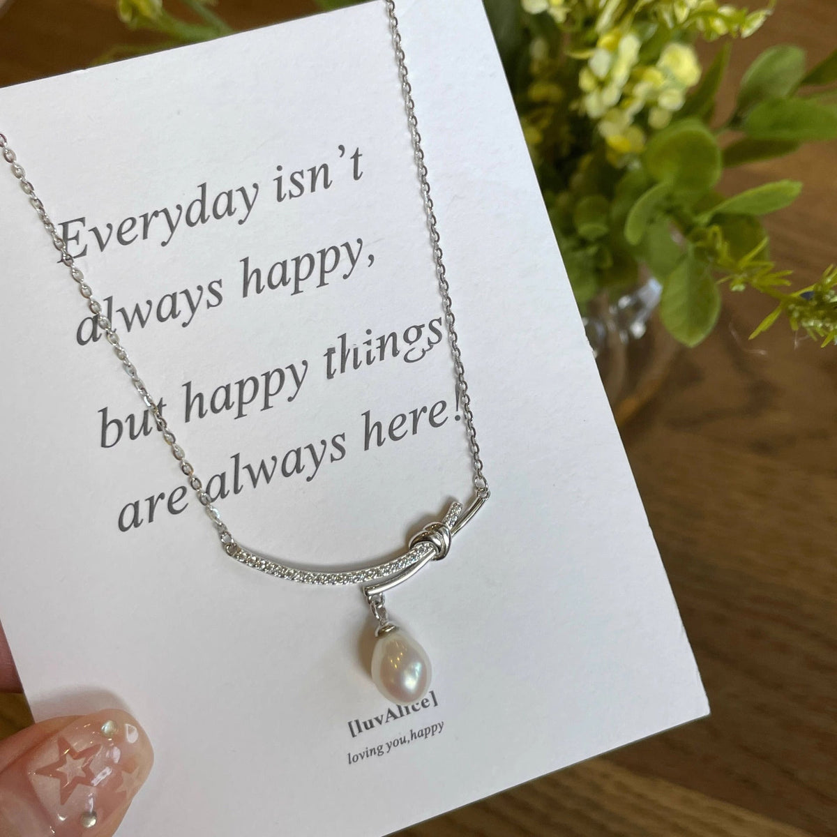 Zircon Freshwater Pearl Pendant