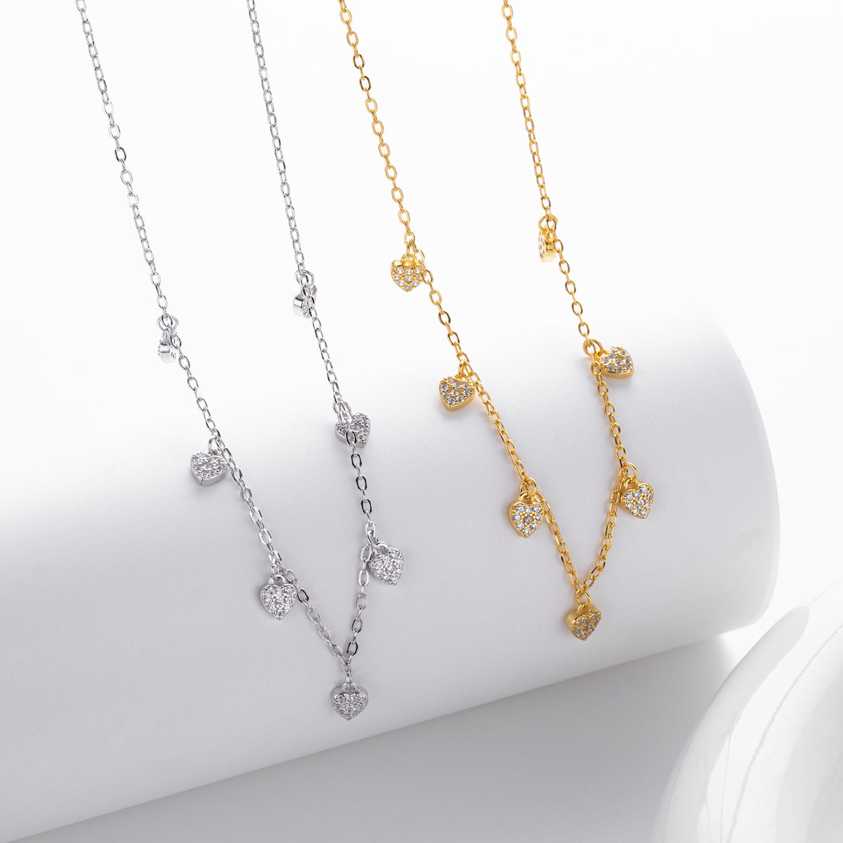 Ins Style Zirconia Necklace – wholesale silver necklaces