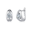 Pear-Shaped Moissanite Earrings – wholesale moissanite jewelry