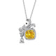 Silver / 1.5ct (yellow diamond)