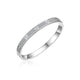 Silver / moissanite（2.4mm*10）