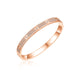 rose gold / moissanite（2.4mm*10）