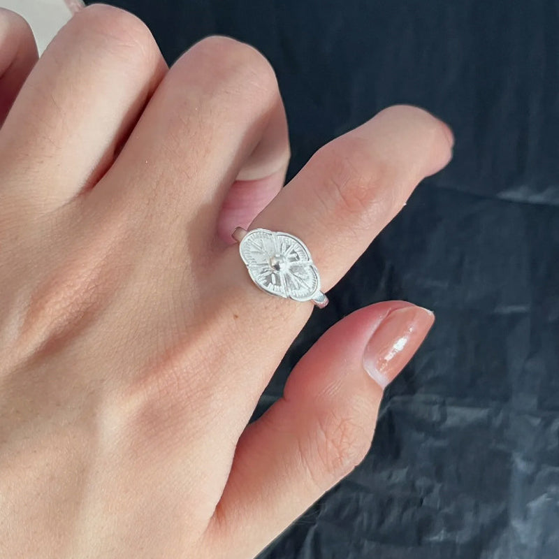 Floral Open Ring