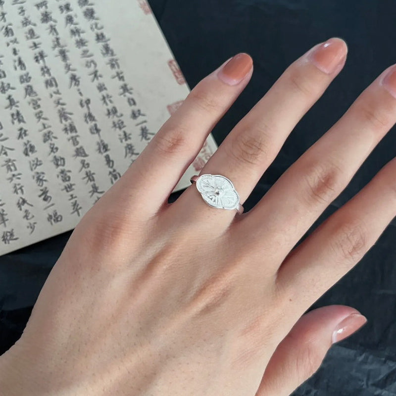 Floral Open Ring – detail view 3