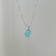 Sea blue gemstone style