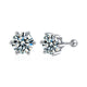 Silver / 4MM-(0.3ct*2)