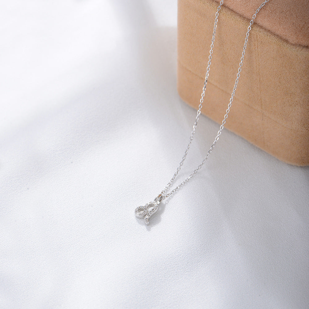 Zircon Inlaid Twelve Constellation Pendant Necklace – image 10