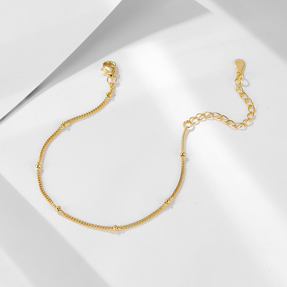 Bean Chain Small Ball Bracelet