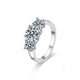 Silver / 2ct 5#