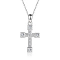 Geometric Cross Pendant Necklace