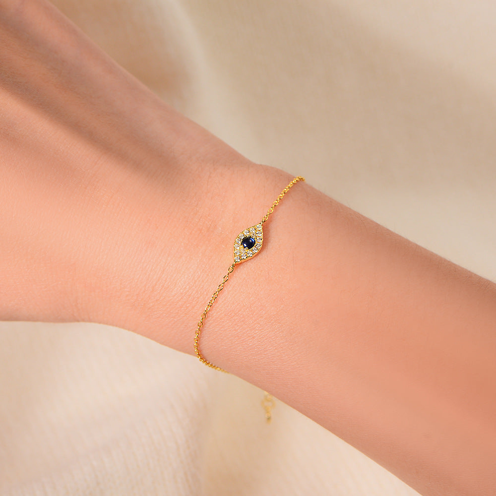 Evil Eye Zircon Bracelet and Anklet Set – wholesale jewelry sets