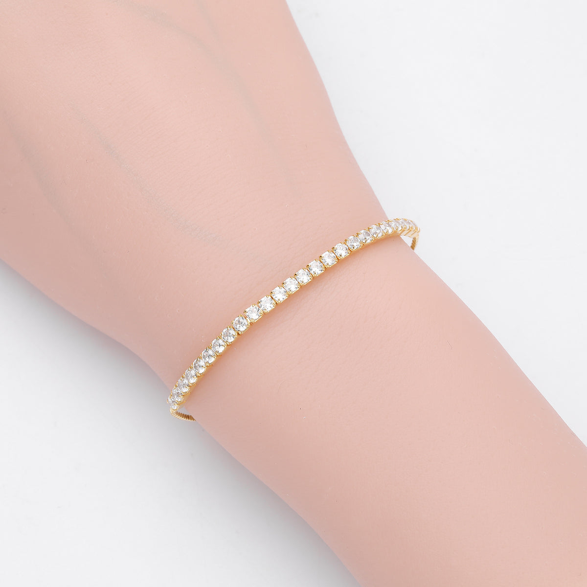 Diamond-Accented Tennis Bracelet – bracelet supplier