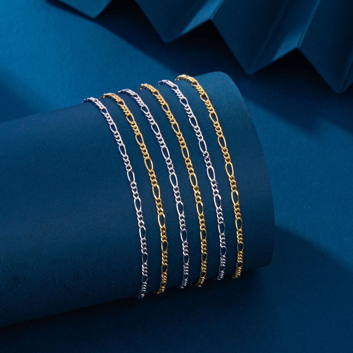 Diamond-Cut Chain Bracelet