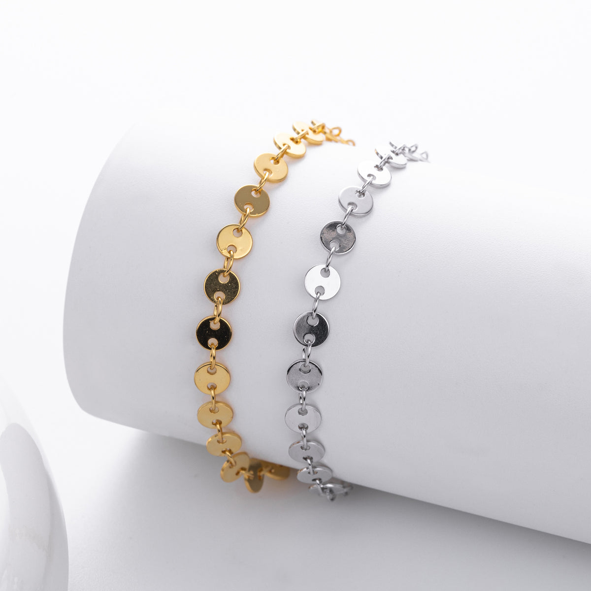 Disc Chain Bracelet