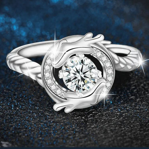 Dragon Tail Moissanite Ring – wholesale moissanite rings