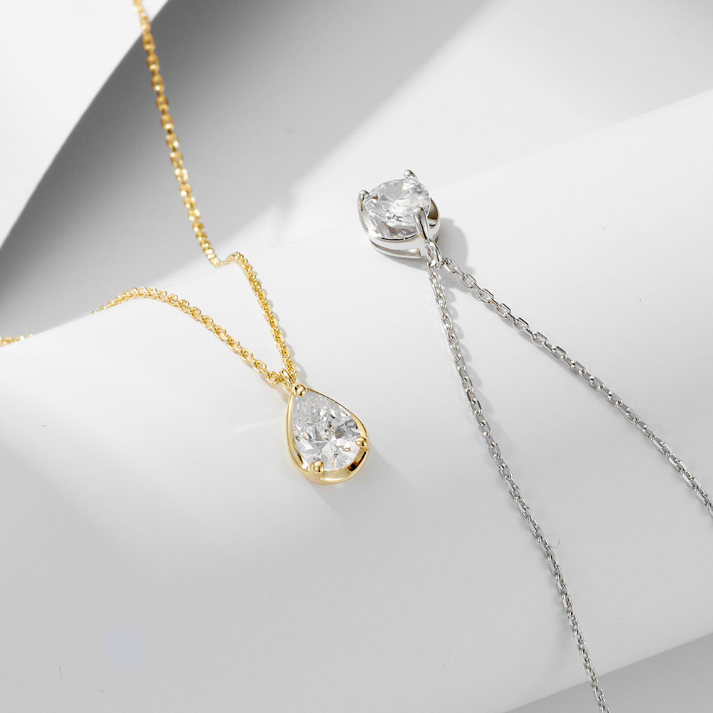 Drop Zircon Necklace
