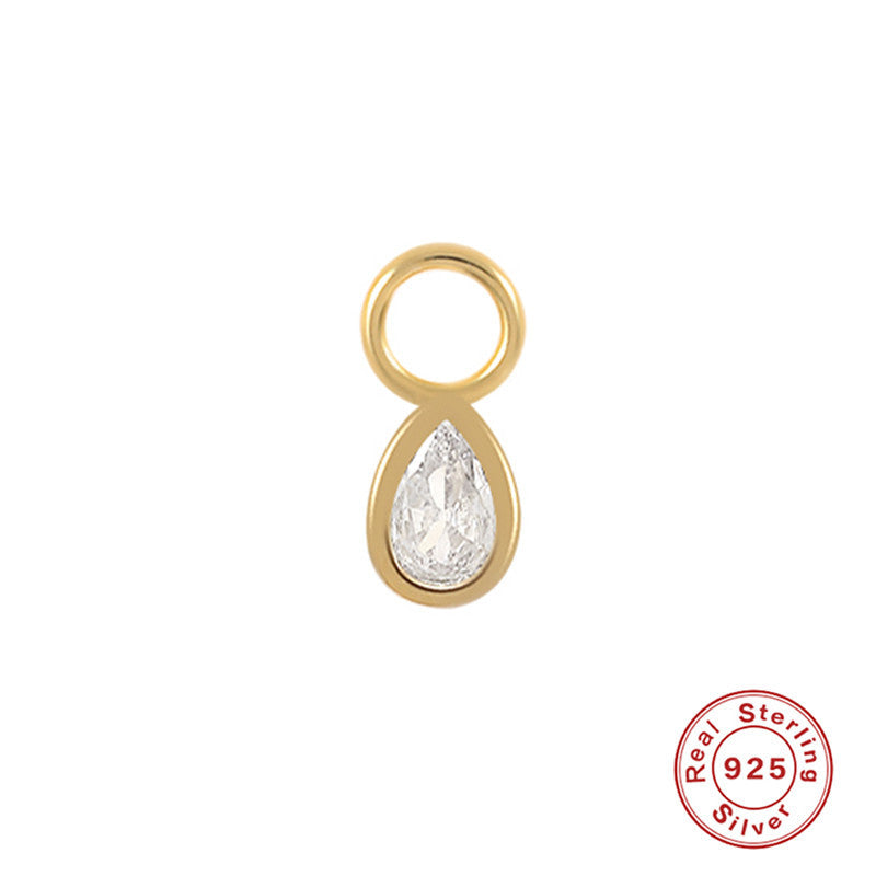 Zircon Earring Pendant Component – image 16