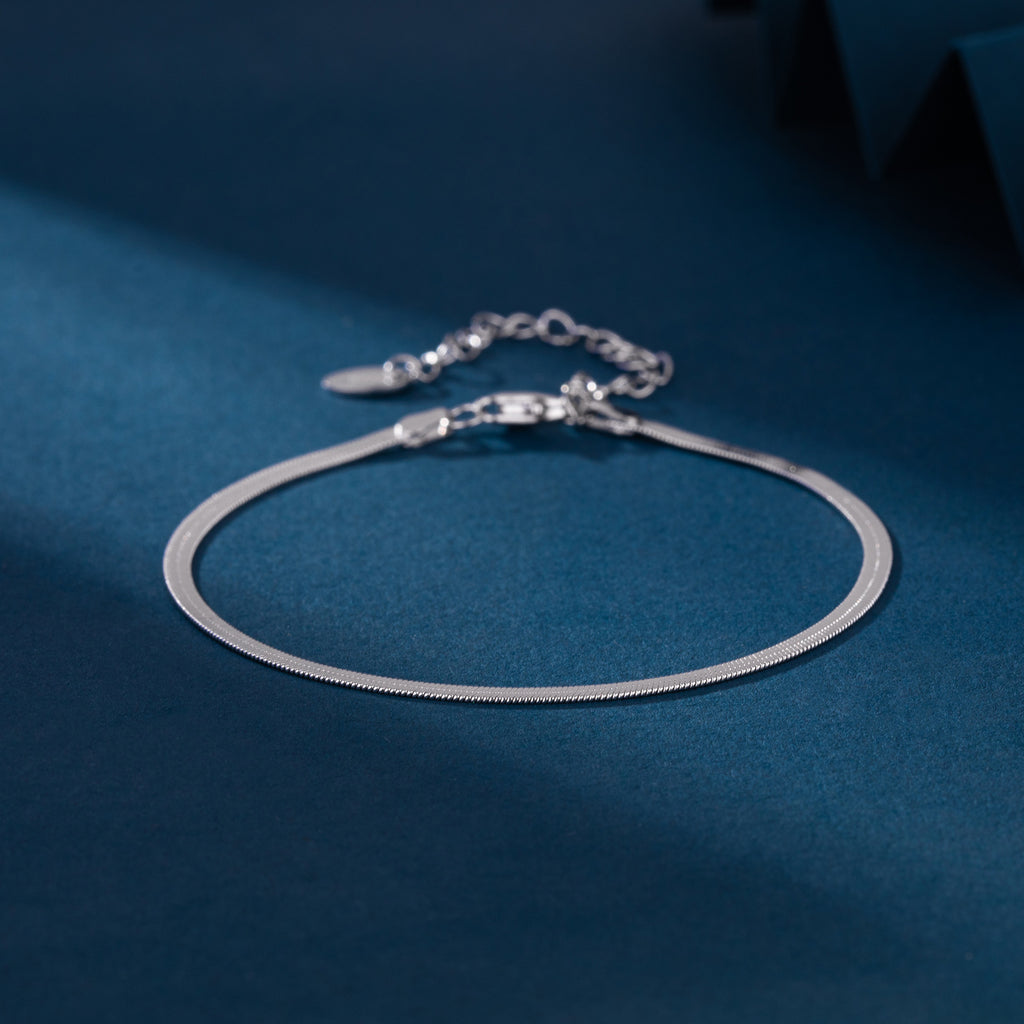 Flat Snake Chain Bracelet – image 4