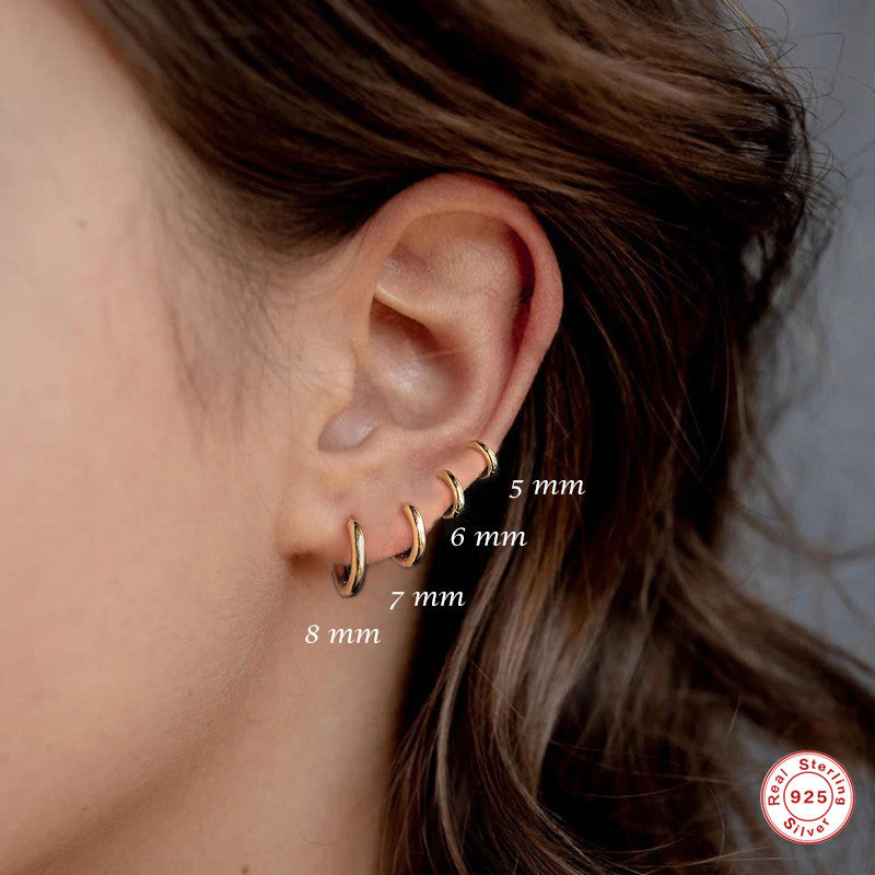 Geometric Hoop Earrings