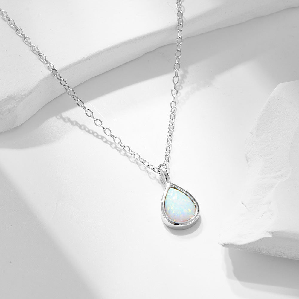 Geometric Pear-Shaped Necklace – image 5