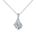 Moissanite Herringbone Necklace