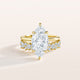 2-Piece Sets-Gold Plated / 5#