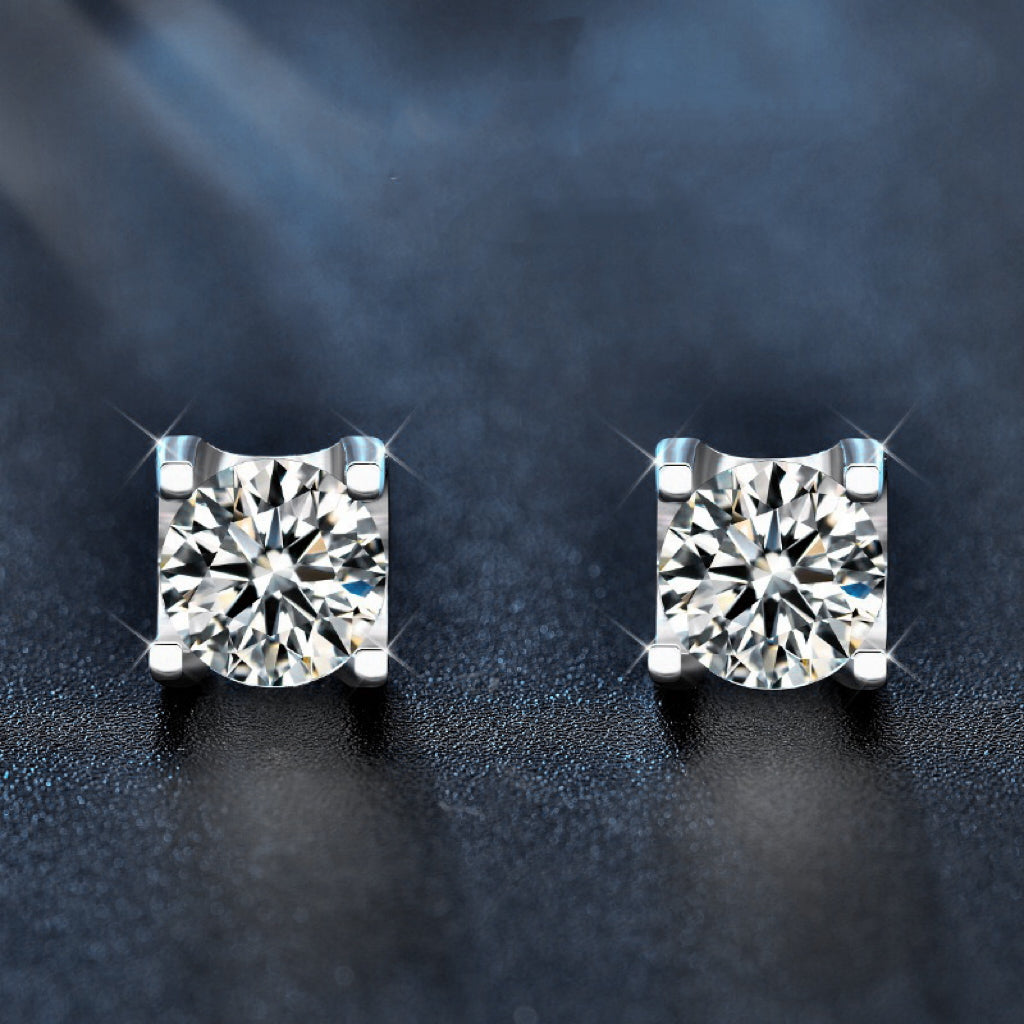 Bull Head Moissanite Earrings – wholesale moissanite jewelry