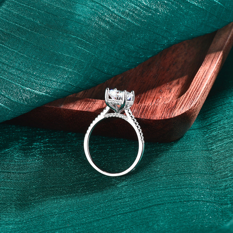 Large Rectangle Moissanite Ring – wholesale moissanite rings