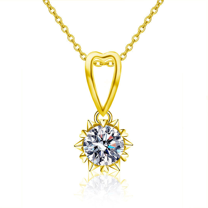 Moissanite Loving Heart Necklace – image 6