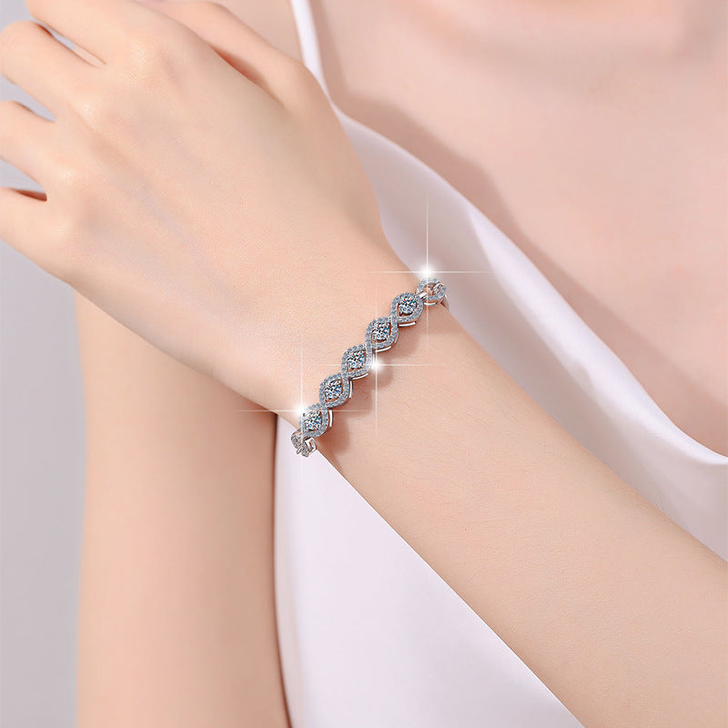 Moissanite Bracelet YCS059 – image 4