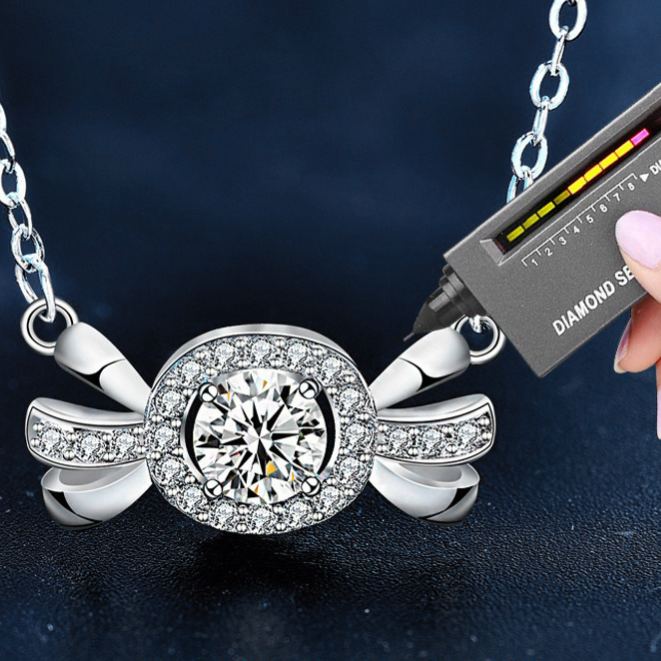 Moissanite Candy Pendant Necklace – image 5