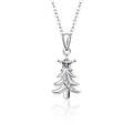 Moissanite Christmas Tree Necklace