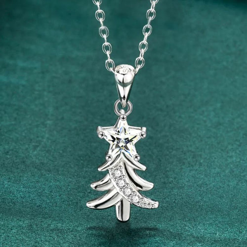 Moissanite Christmas Tree Necklace – wholesale moissanite jewelry