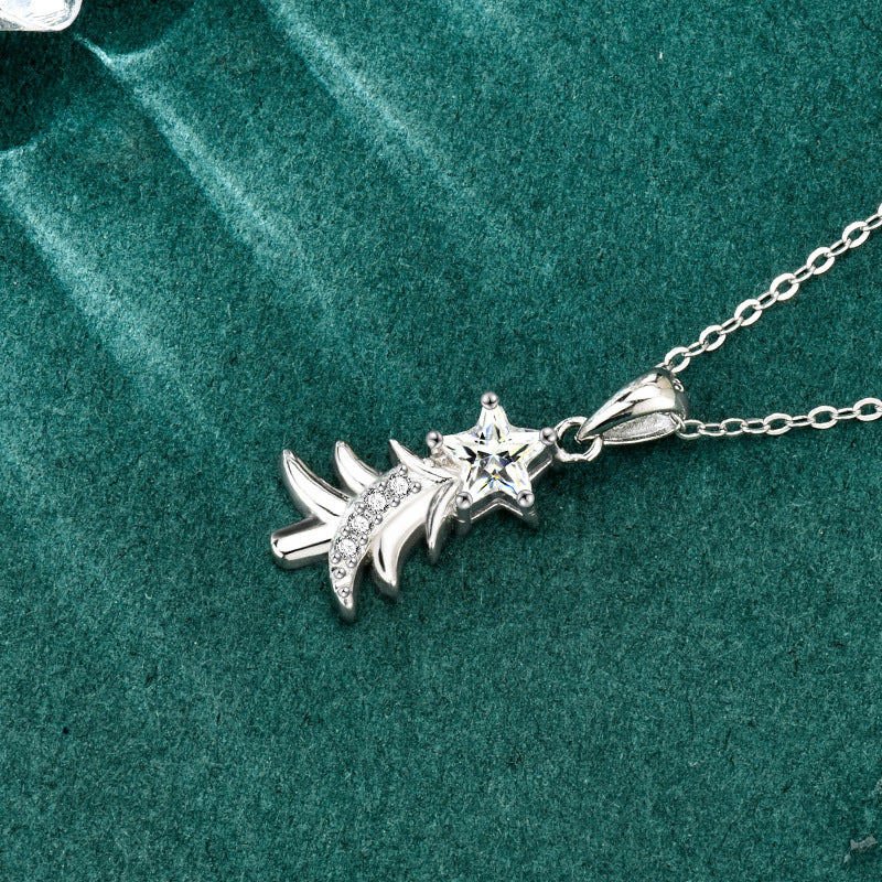 Moissanite Christmas Tree Necklace – image 4