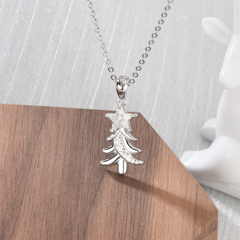 Moissanite Christmas Tree Necklace – image 5