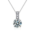 Classic Four-Claw Moissanite Necklace