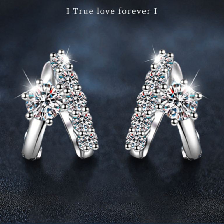Small Moissanite Hoop Earrings – wholesale moissanite jewelry