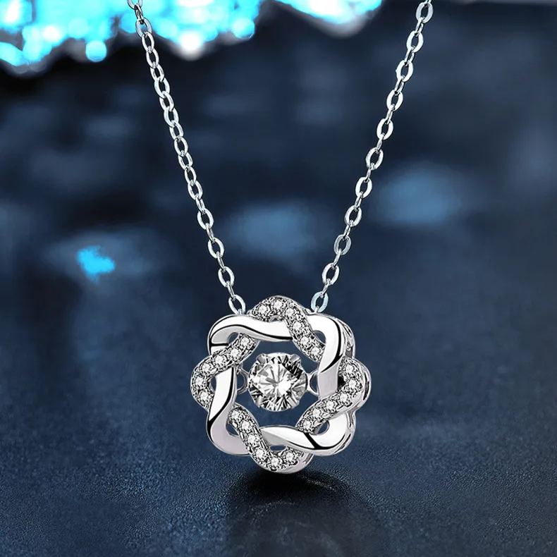Moissanite Twisted Star Necklace – wholesale moissanite jewelry