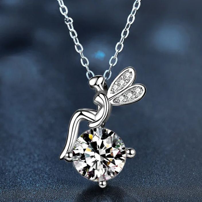 Dainty Fairy Moissanite Necklace – moissanite wholesale