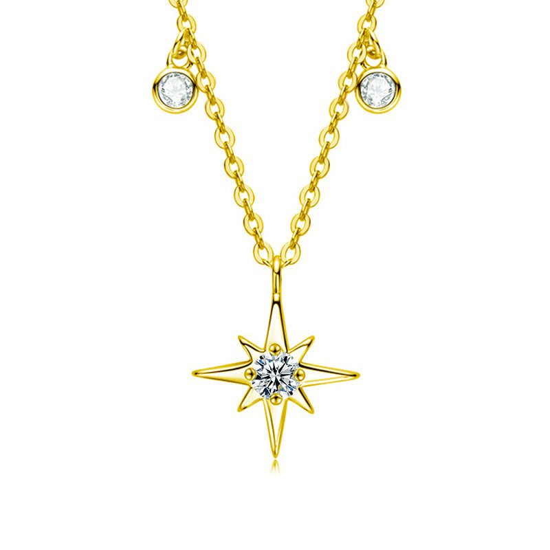 Moissanite Hexagram Star Necklace – image 6