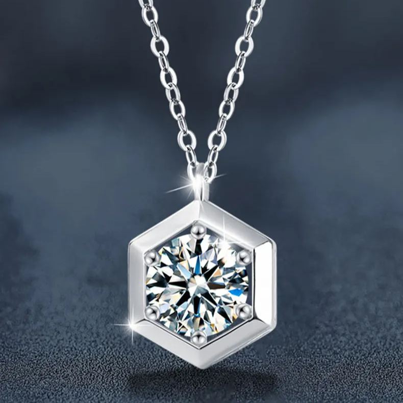 Moissanite Pendant Necklace YCN235 – wholesale moissanite jewelry