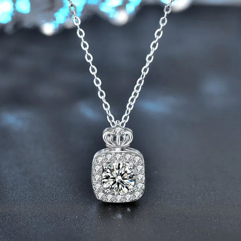 Moissanite Perfume Bottle Pendant – wholesale moissanite jewelry